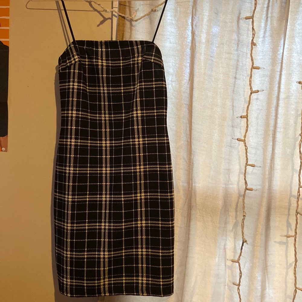 Plaid Slip Dress